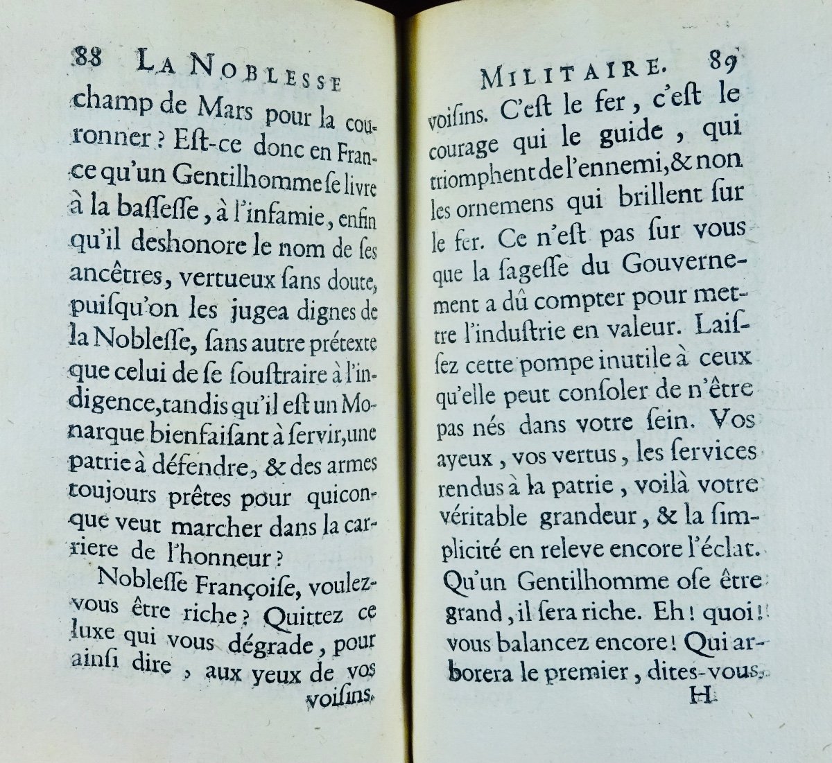 [sainte Foix] - The Military Nobility Opposed To The Commercial Nobility. 1756.-photo-4