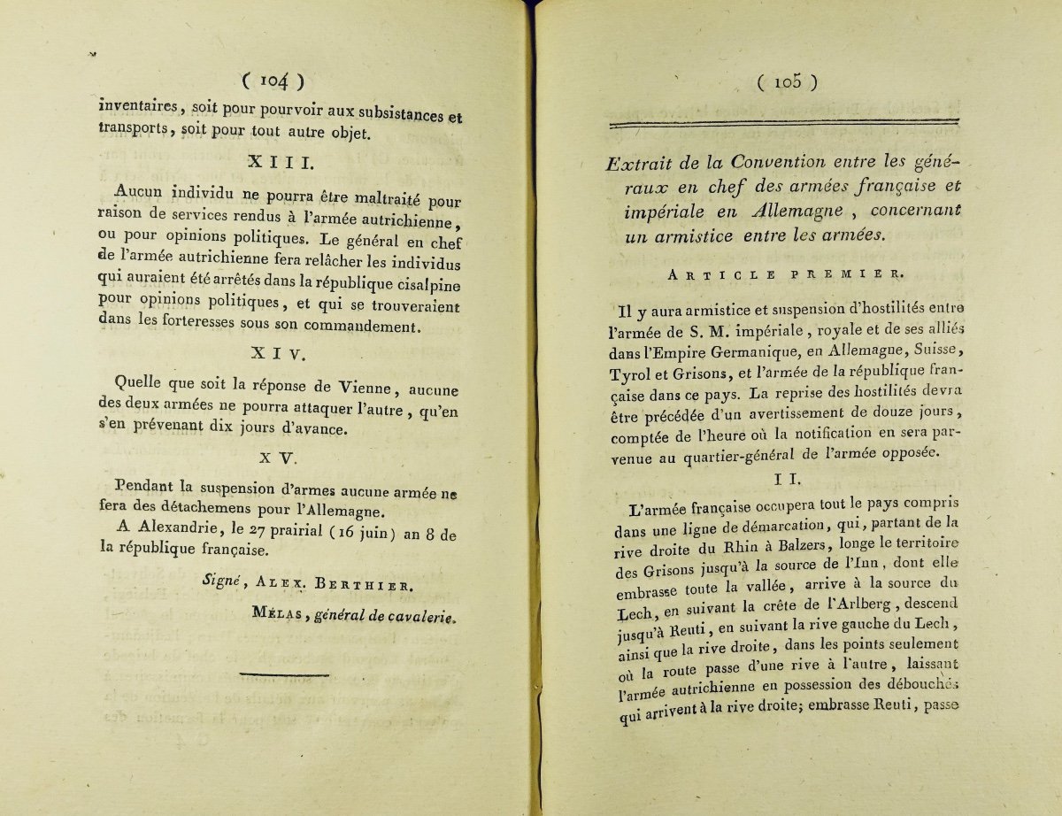 Ségur (philippe-paul) - Letter On General Macdonald's Campaign In The Grisons. 1802.-photo-2