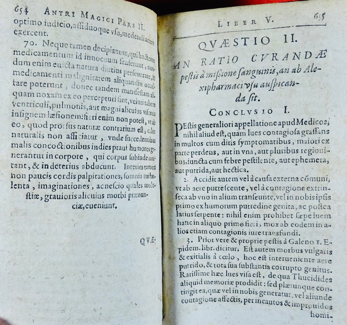 ZIMARA - Antri magico-medici pars secunda in qua arcana naturae. imprimé à Francfort, en 1526.-photo-7