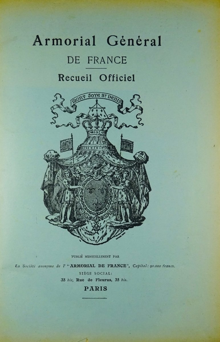 D'HOZIER (Charles) - Armorial général de France. Recueil officiel. Alsace. 1903.-photo-4