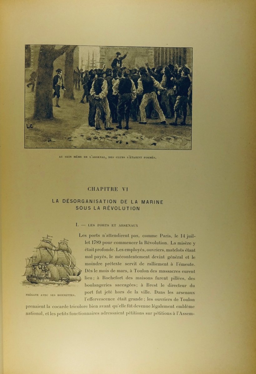 LOIR (Maurice) - La marine française. Paris, Librairie Hachette, 1893. Illustré et relié.-photo-5