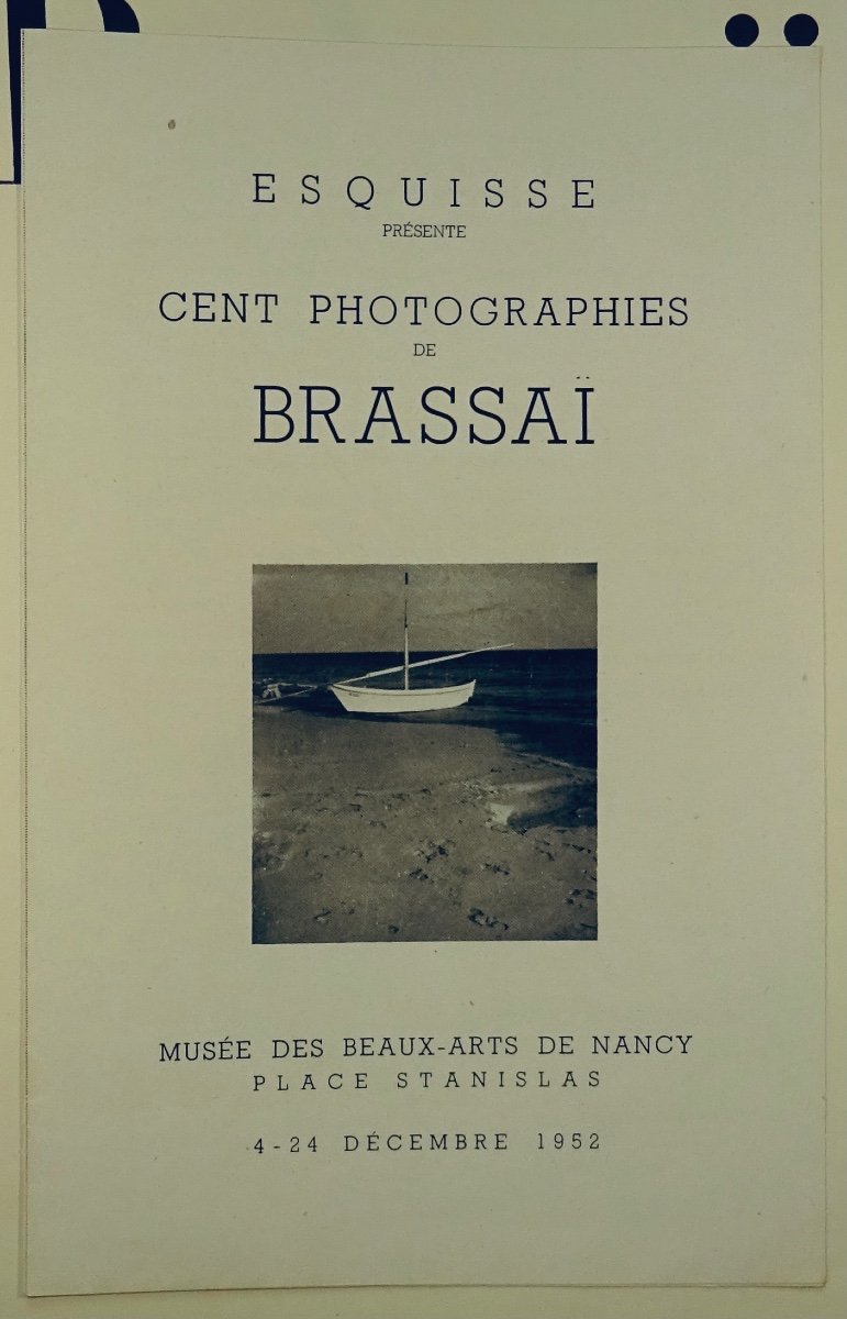 [PHOTOGRAPHIE] - BRASSAÏ - Brassaï. Éditions du Pont Neuf, 1952. Avec un envoi de Brassaï.-photo-2