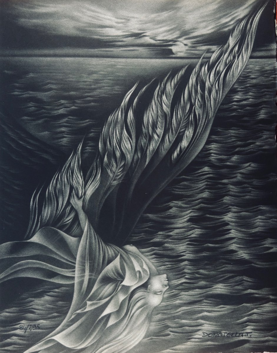 ANTHOLOGIE - Les poètes du rêve. Club du livre, 1989. Gravures originales de Donatella. -photo-3