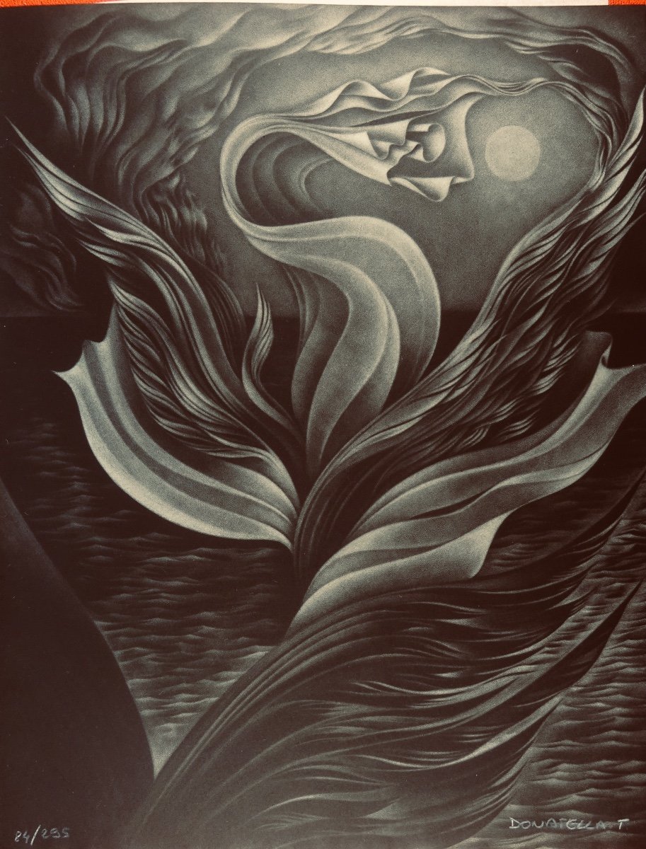 ANTHOLOGIE - Les poètes du rêve. Club du livre, 1989. Gravures originales de Donatella. -photo-1