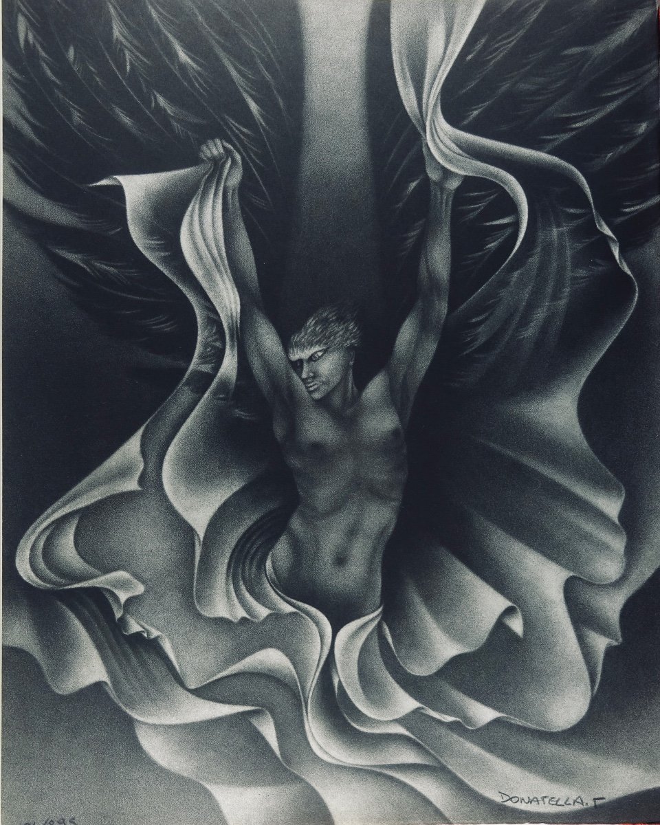 ANTHOLOGIE - Les poètes du rêve. Club du livre, 1989. Gravures originales de Donatella. -photo-5