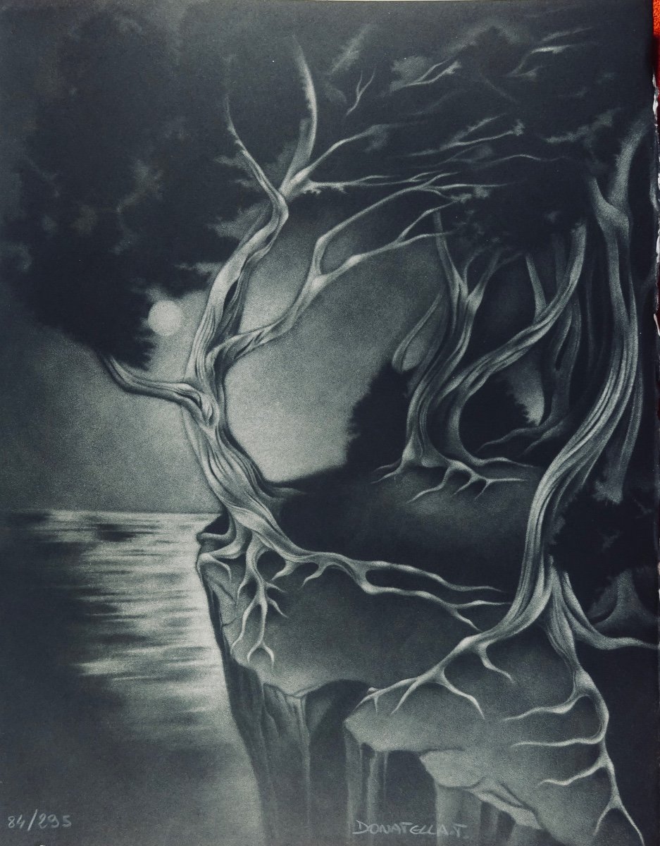 ANTHOLOGIE - Les poètes du rêve. Club du livre, 1989. Gravures originales de Donatella. -photo-7