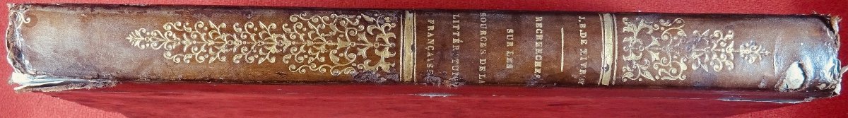 BERGER DE XIVREY - Recherches sur les sources antiques de la littérature française. 1829.-photo-4