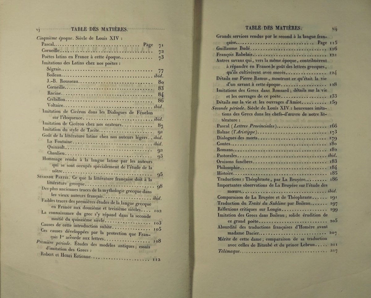BERGER DE XIVREY - Recherches sur les sources antiques de la littérature française. 1829.-photo-3