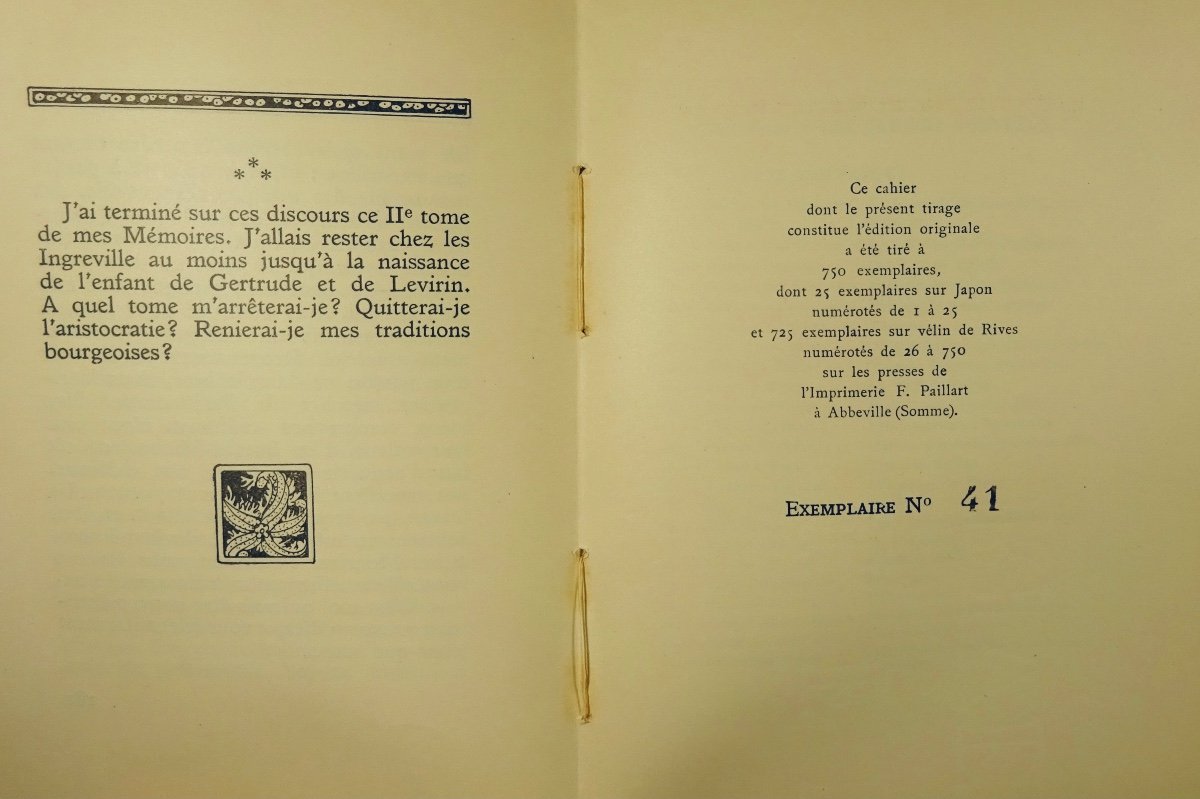 BLANCHE (Jacques-Émile) - Le bracelet tensimétrique. Aux Éditions du Sagittaire, 1926.-photo-2