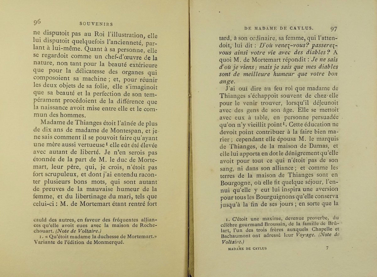 Caylus - Memories Of The Marquise De Caylus. Alphonse Lemerre, 1874.-photo-4