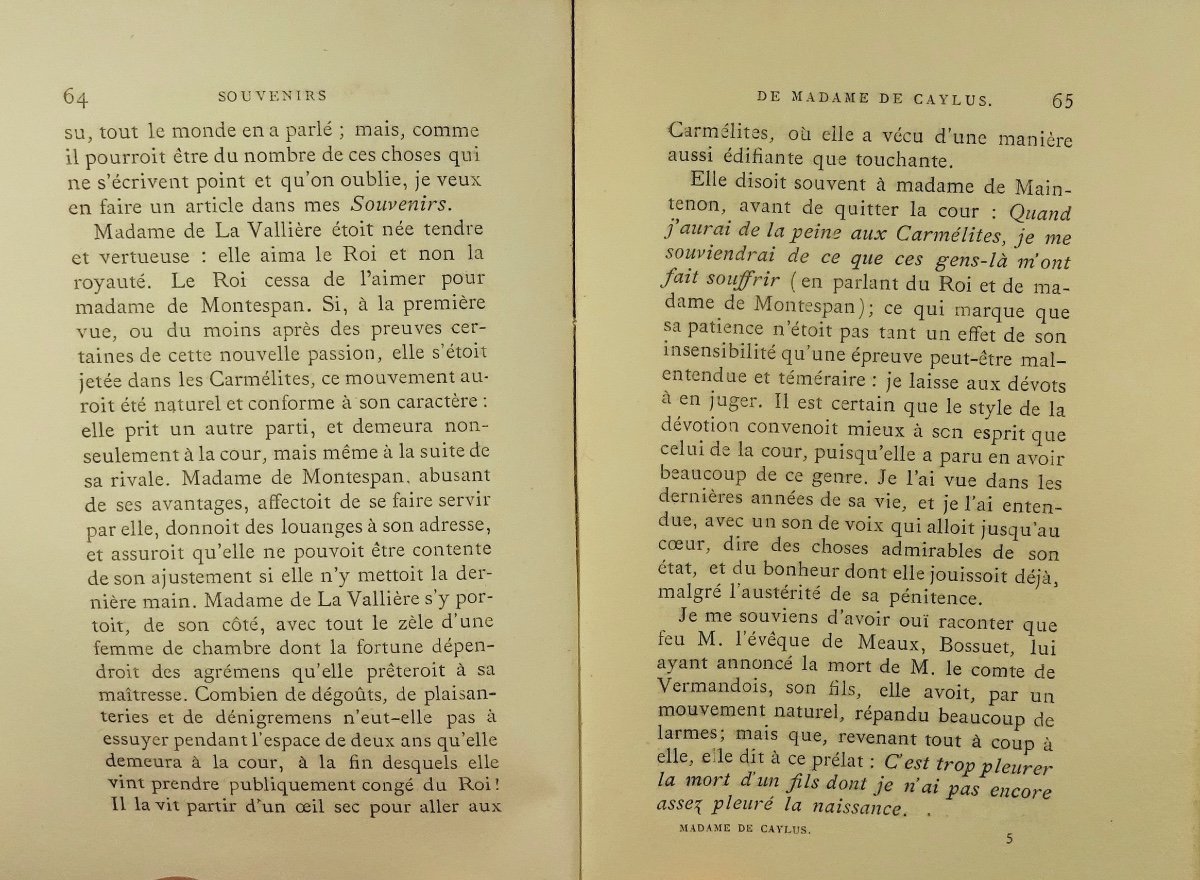 Caylus - Memories Of The Marquise De Caylus. Alphonse Lemerre, 1874.-photo-6