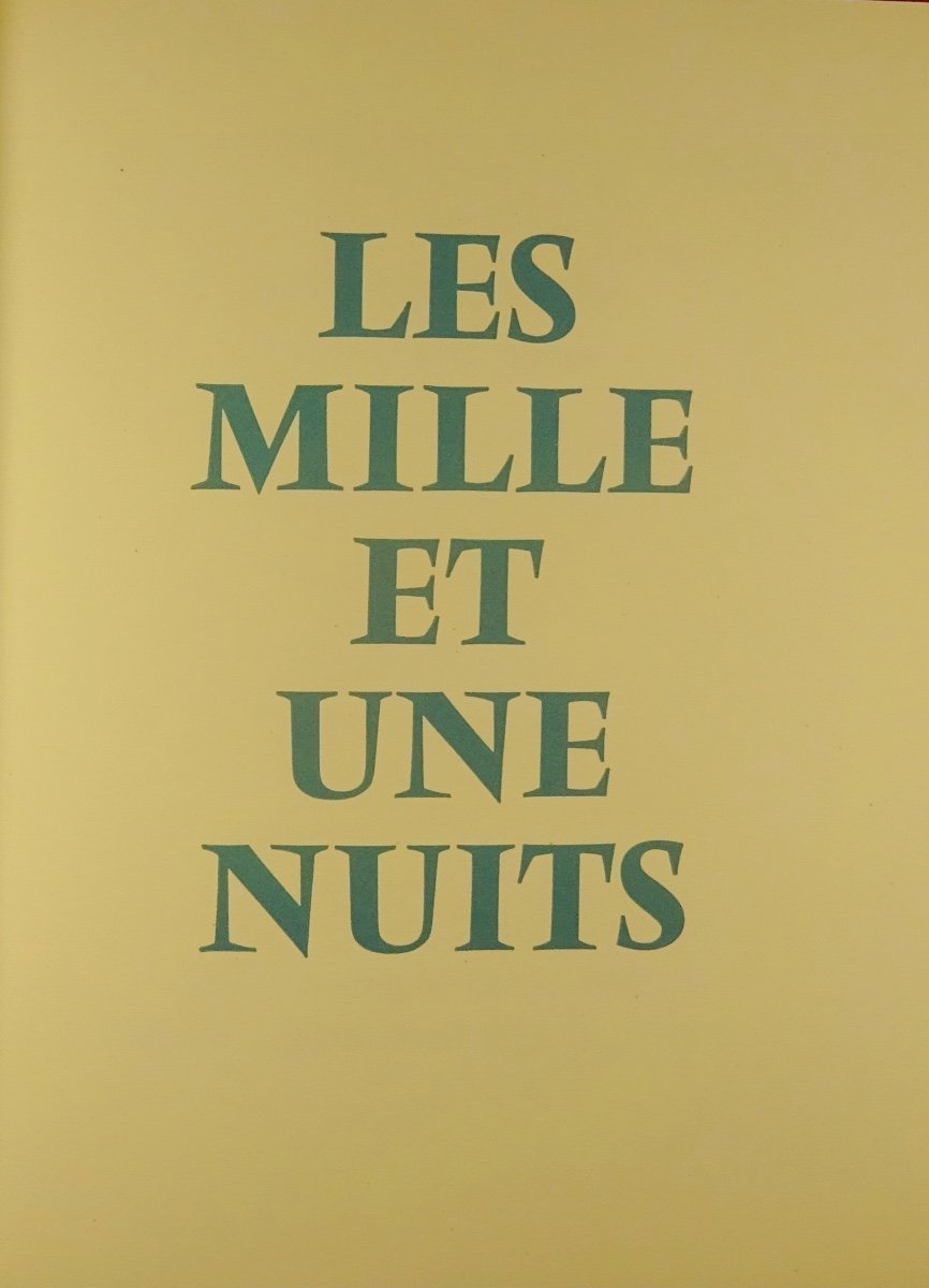  Les mille et une nuits. Union Latine d'Édition, 1964. Illustré par CHAPELAIN-MIDY.-photo-3