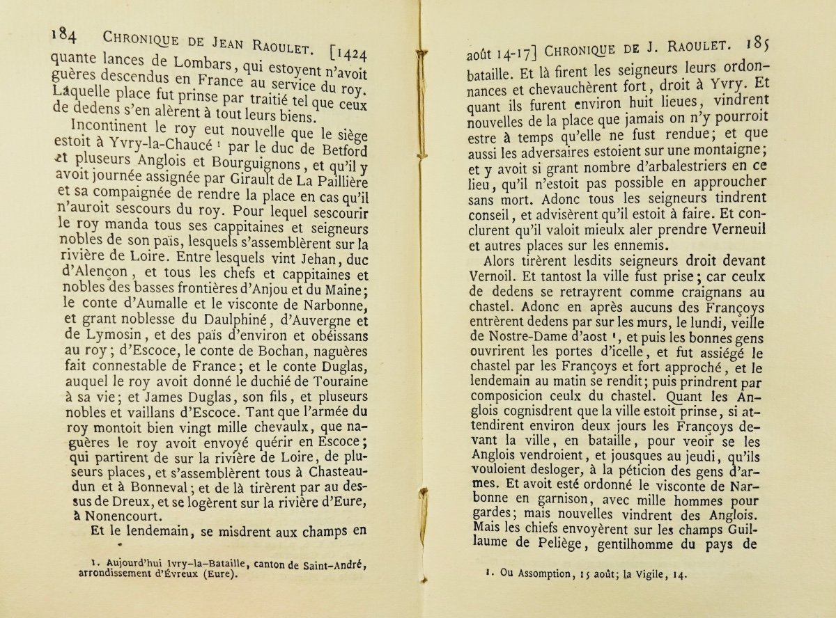 Chartier - Chronicle Of Charles VII King Of France. P. Jannet, Elzévirienne Library, 1858.-photo-7