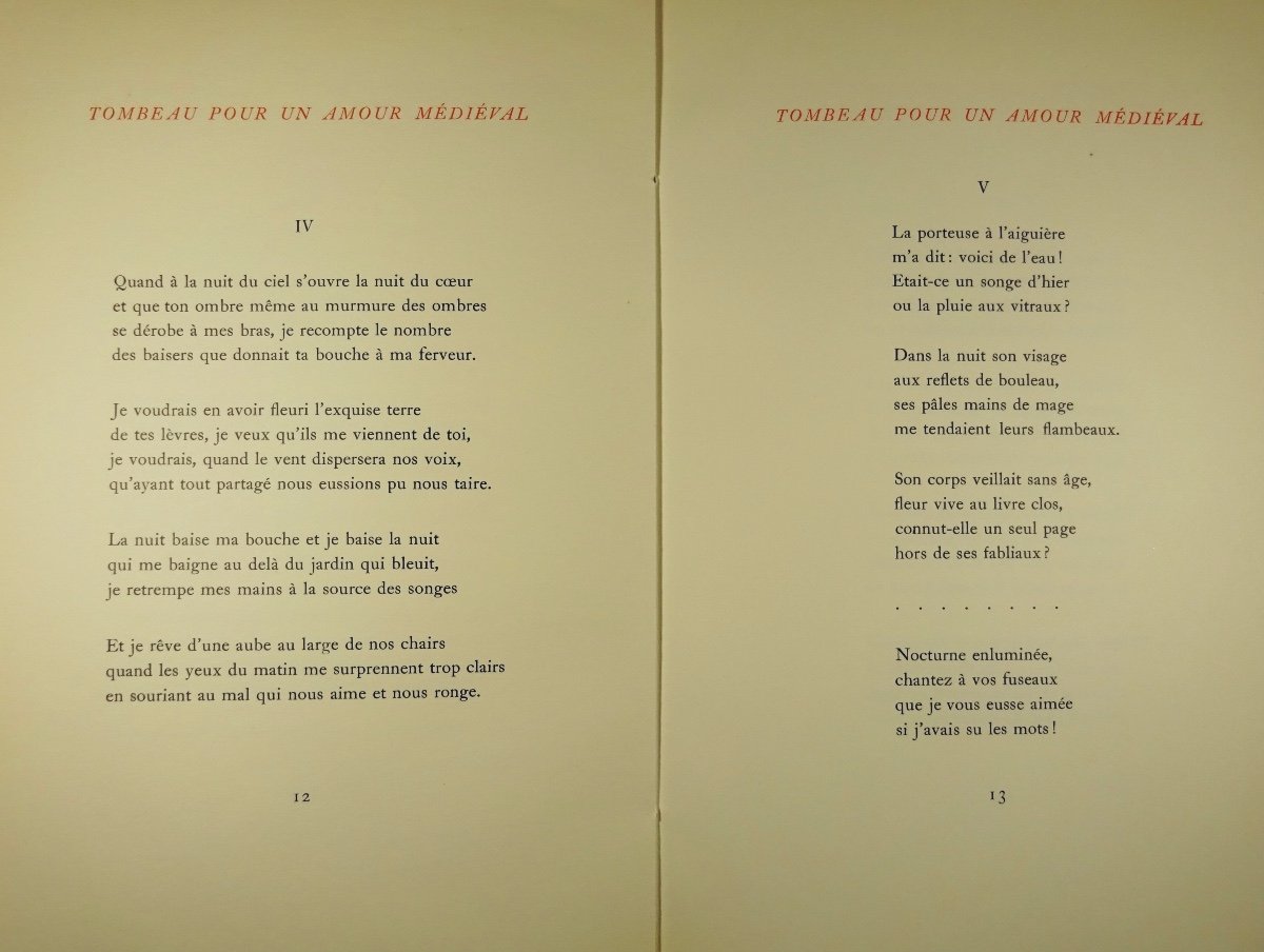 Gaberel - Tomb For A Medieval Love. At The Gates Of France, 1944, Original Edition.-photo-6
