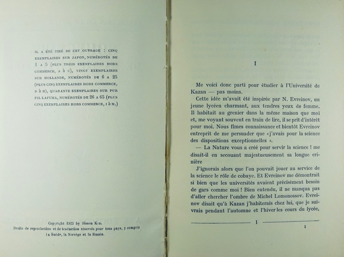 Gorki (maxime) - Memories Of My Literary Life. Editions Du Sagittaire, Simon Kra, 1923.-photo-4