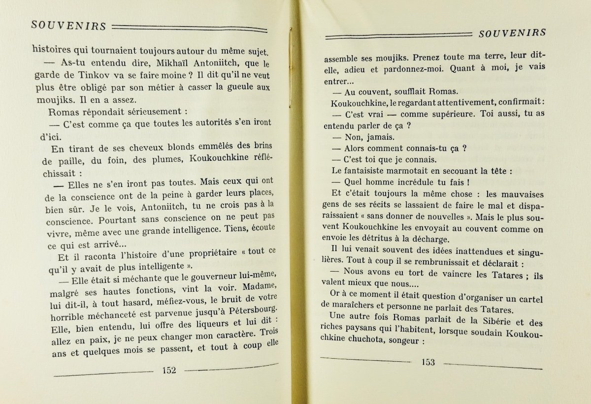 GORKI (Maxime) - Souvenirs de ma vie littéraire. Éditions du Sagittaire, Simon Kra, 1923.-photo-8