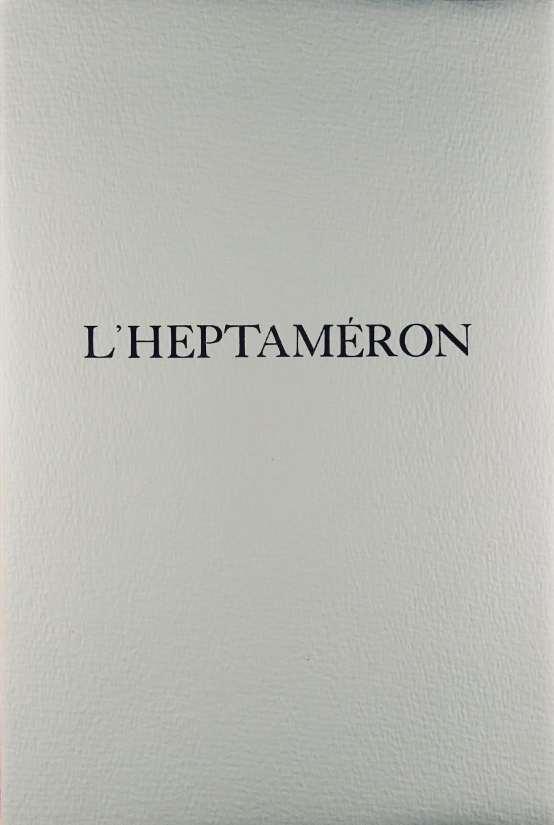 NAVARRE (Marguerite de) - L'Heptaméron. Éditions du Naniyan, 1970, illustré par Jean GRADASSI.-photo-2