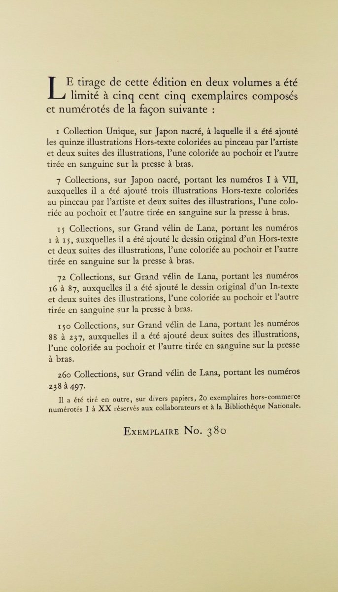 Navarre (marguerite De) - The Heptameron. Editions Du Naniyan, 1970, Illustrated By Jean Gradassi.-photo-3