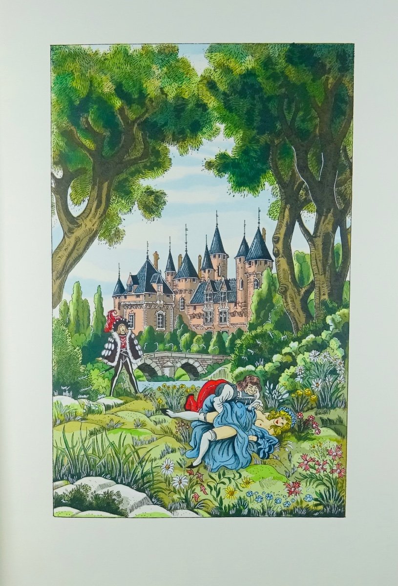 Navarre (marguerite De) - The Heptameron. Editions Du Naniyan, 1970, Illustrated By Jean Gradassi.-photo-8