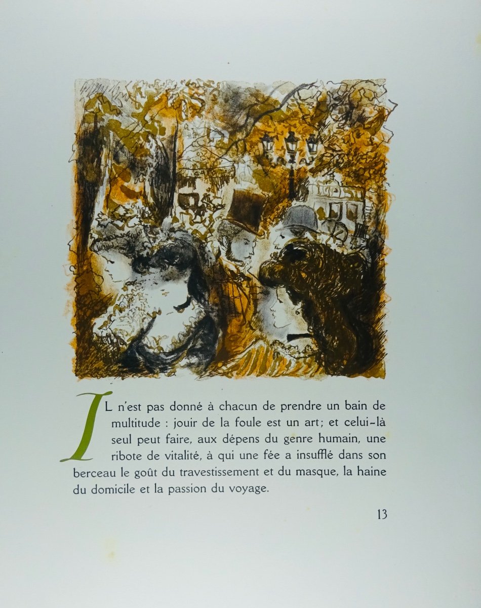 BAUDELAIRE - Dix petits poèmes en prose. Le petit cheval de bois, 1944. Illustré par GRAU-SALA.-photo-4