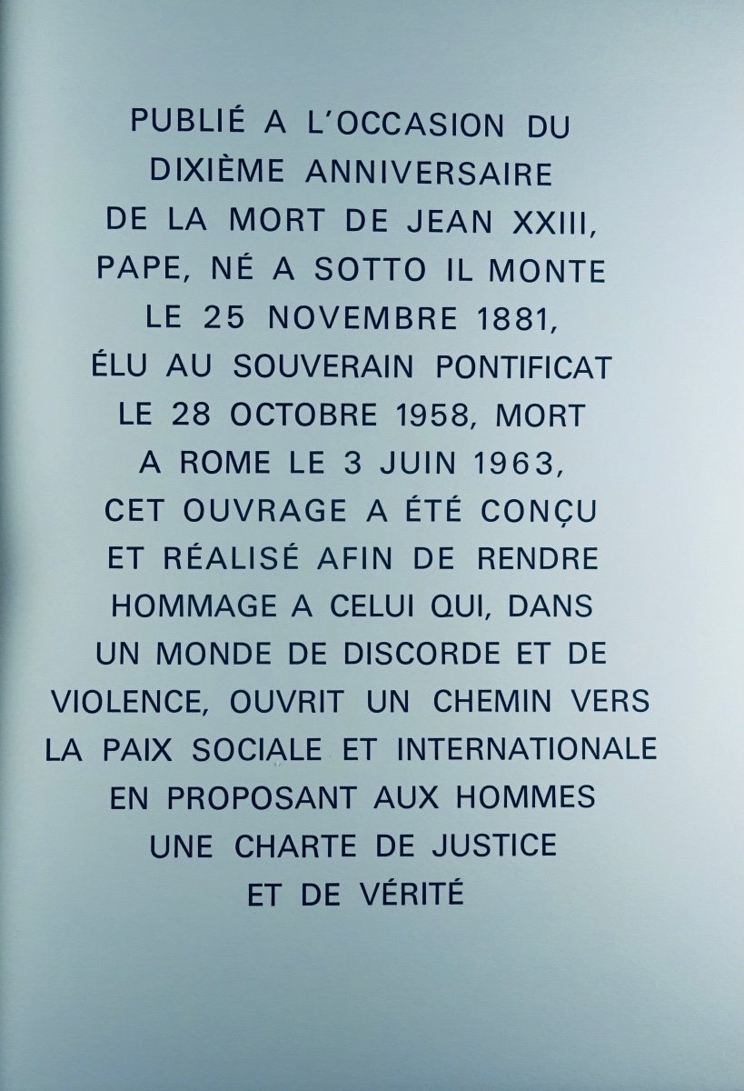 JEAN XXIII - Pacem in terris. et  Mater et magistra.  Club du livre, illustré Par Jansen.-photo-3