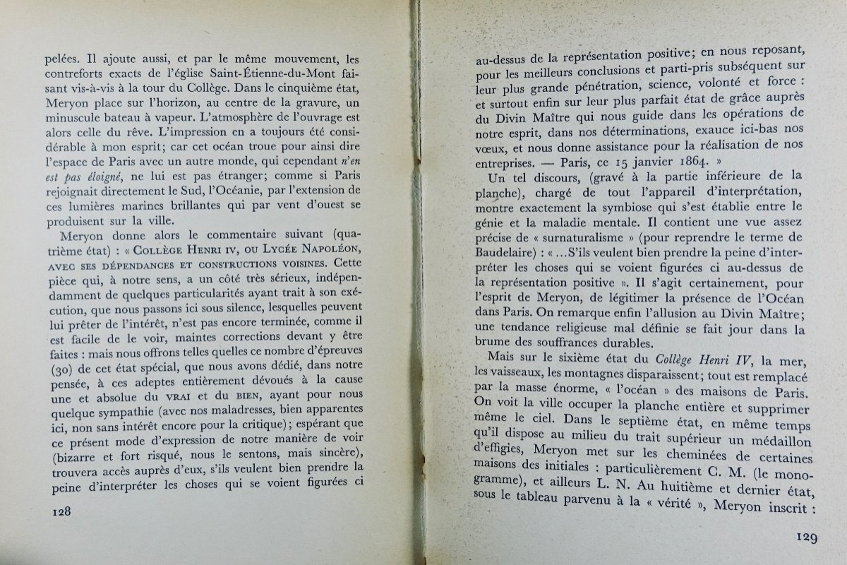 JOUVE - Tombeau de Baudelaire.  Seuil, 1958, exemplaire du service de presse avec un envoi.-photo-2