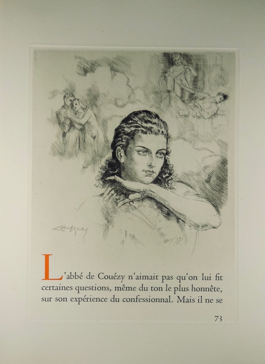  LOUŸS (Pierre) - Sanguines. Paris, Dominique Wapler, 1945, illustré par LOBEL-RICHE.-photo-1