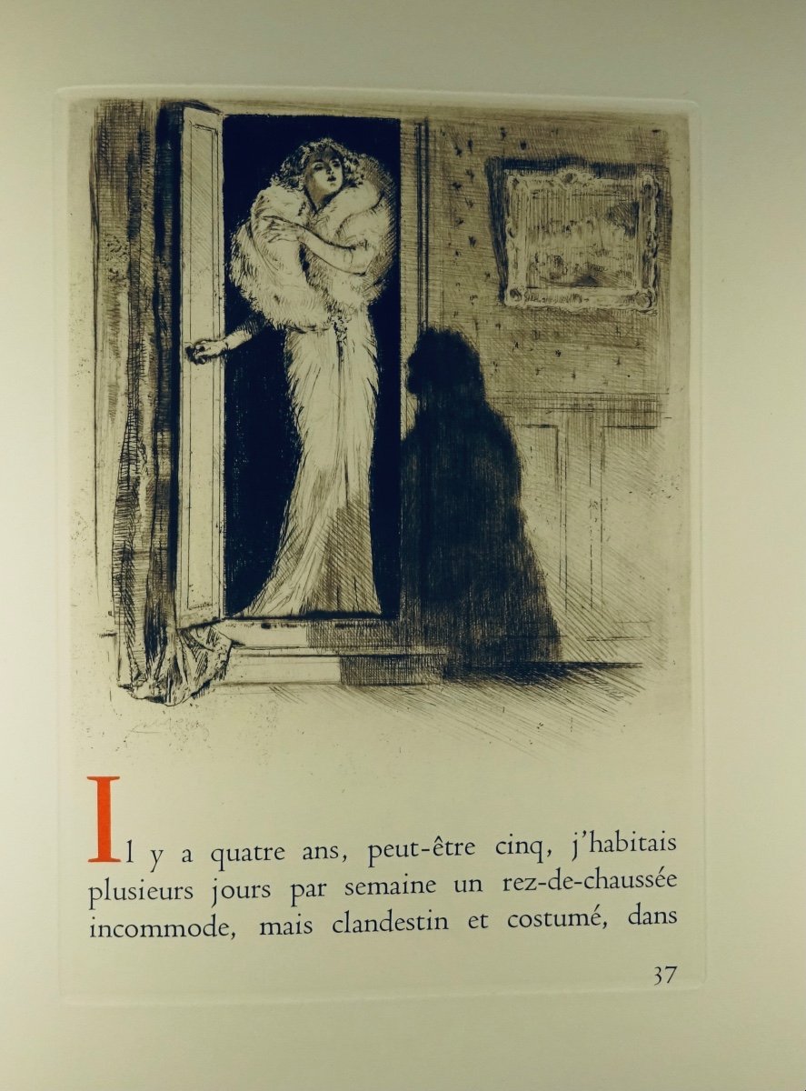 Louÿs (pierre) - Sanguines. Paris, Dominique Wapler, 1945, Illustrated By Lobel-riche.-photo-6