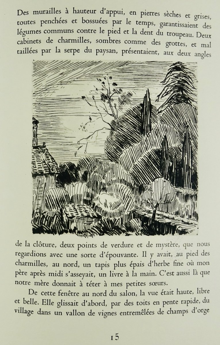 LAMARTINE - Mémoires (1790-1815). Bibliophiles Comtois, 1933, illustré par MADRASSI.-photo-2