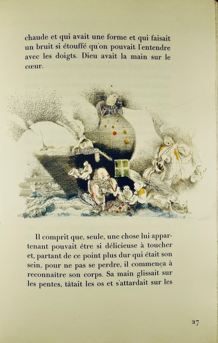 RICHAUD - La création du monde. Nancy, Beaux Livres Grands Amis, 1970, illustré par NEVJESTIC.-photo-3