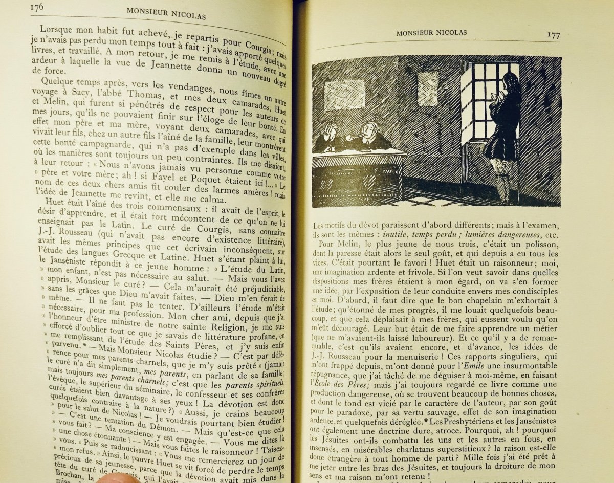Restif De La Bretonne - Mr. Nicolas. Jonquières, 1924, Illustrated By Sylvain Sauvage.-photo-2