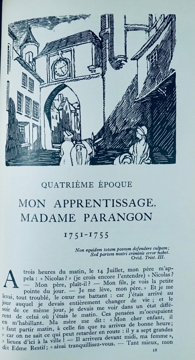 Restif De La Bretonne - Mr. Nicolas. Jonquières, 1924, Illustrated By Sylvain Sauvage.-photo-6