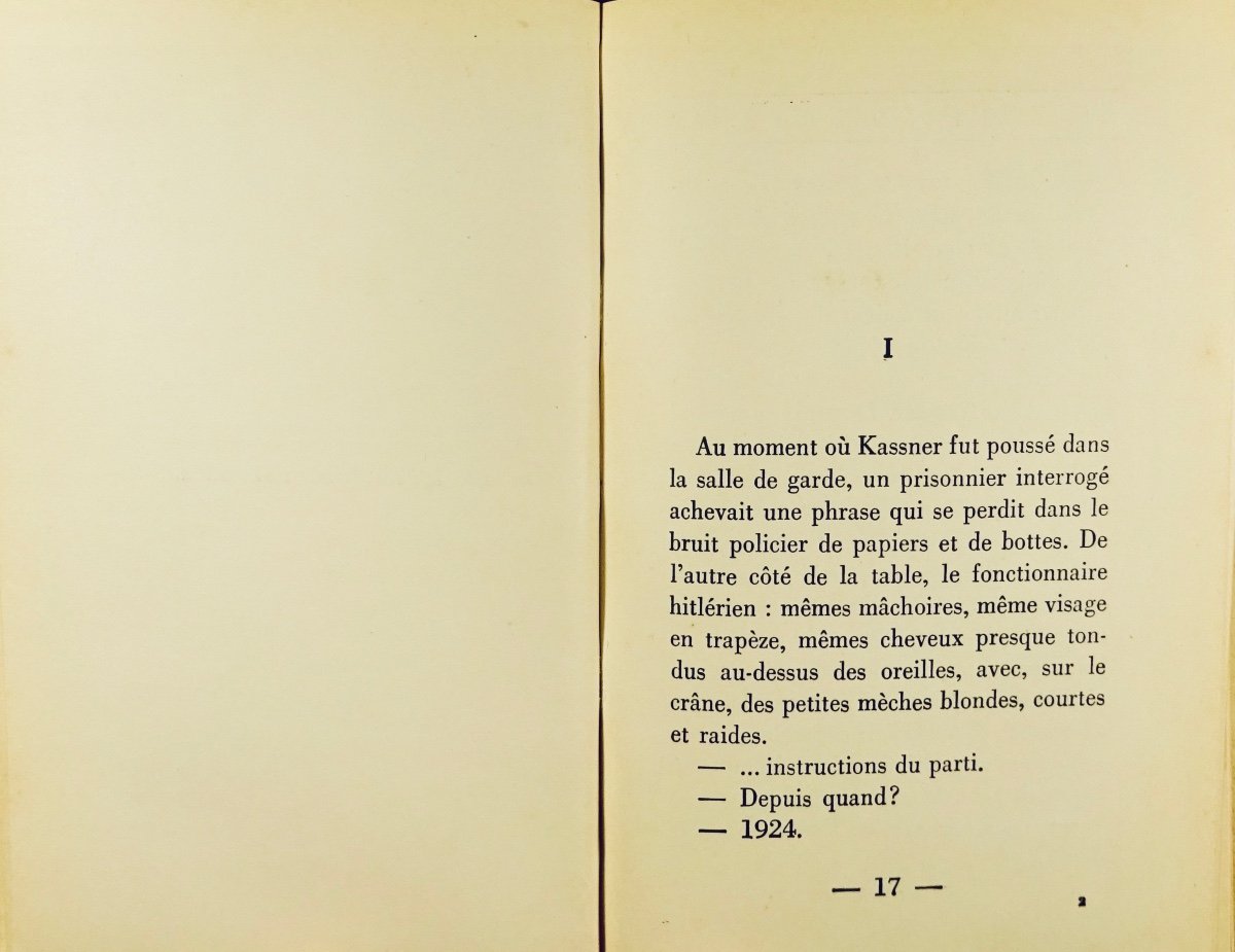 Malraux (andré) - The Time Of Contempt. Paris, éditions Gallimard, 1944, Cardboard Paul Bonnet.-photo-7