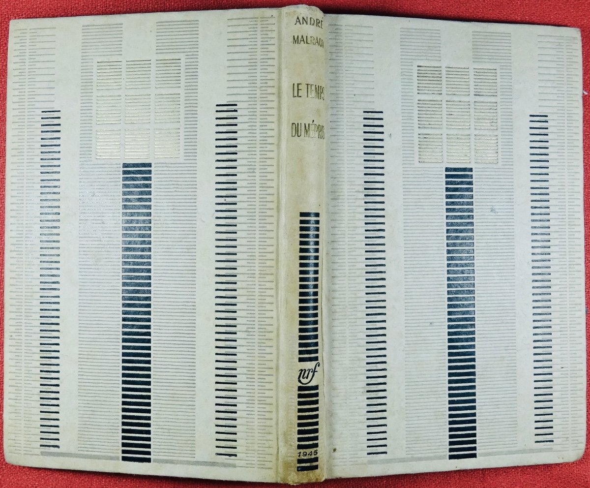 Malraux (andré) - The Time Of Contempt. Paris, éditions Gallimard, 1944, Cardboard Paul Bonnet.