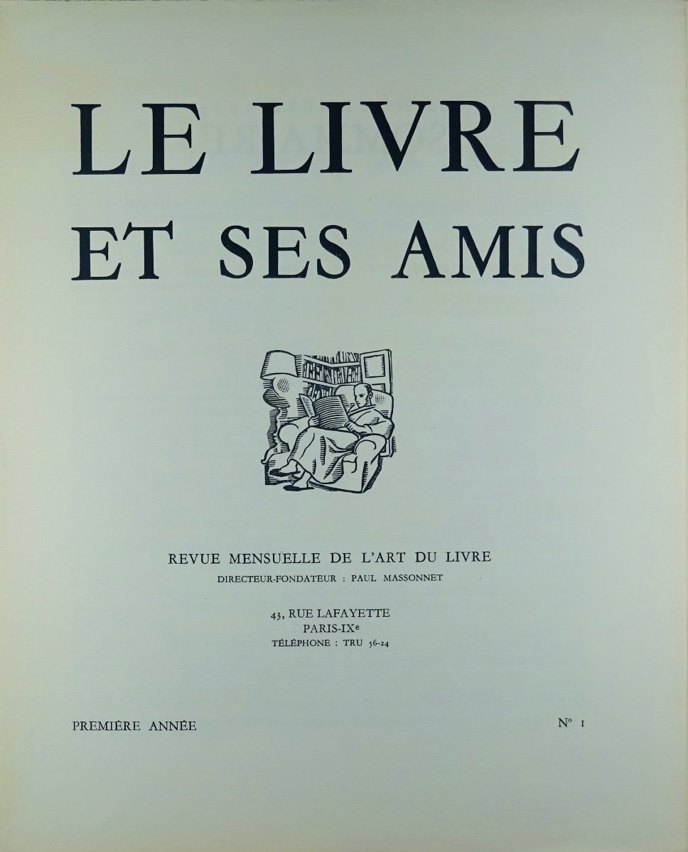 SOUS LA DIRECTION DE PAUL MASSONET - Le livre et ses amis. 1945-1947.-photo-2