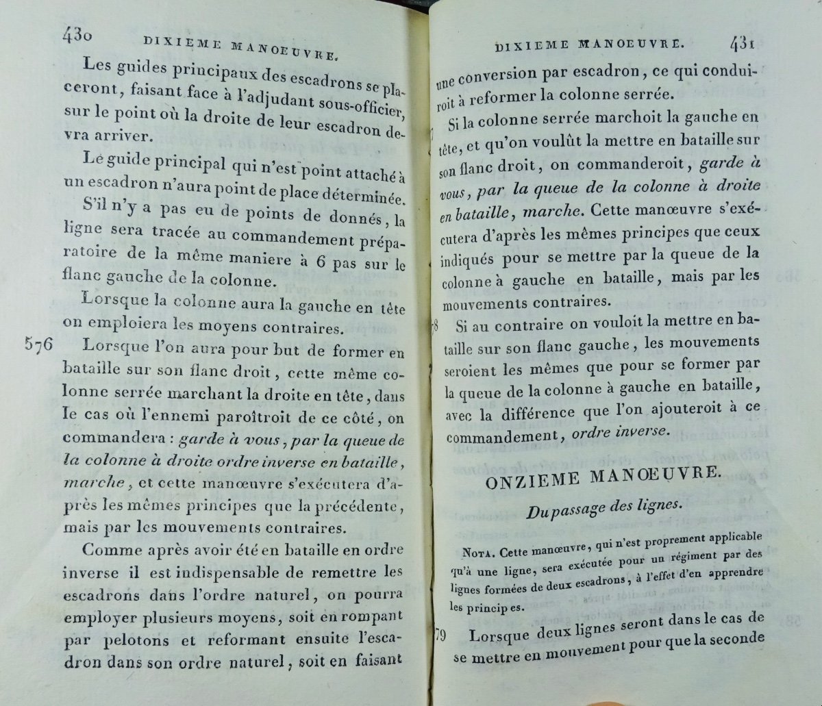 Ordonnance Provisoire Sur l'Exercice Et Les Manoeuvres De La Cavalerie, 1804.-photo-6