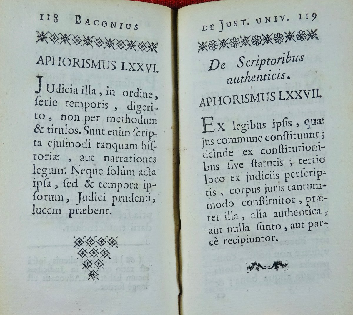 Baconii (francis) - Exemplum Tractatus De Justitia Universali. Suivi De De Fontibus Juris. 1752-photo-5