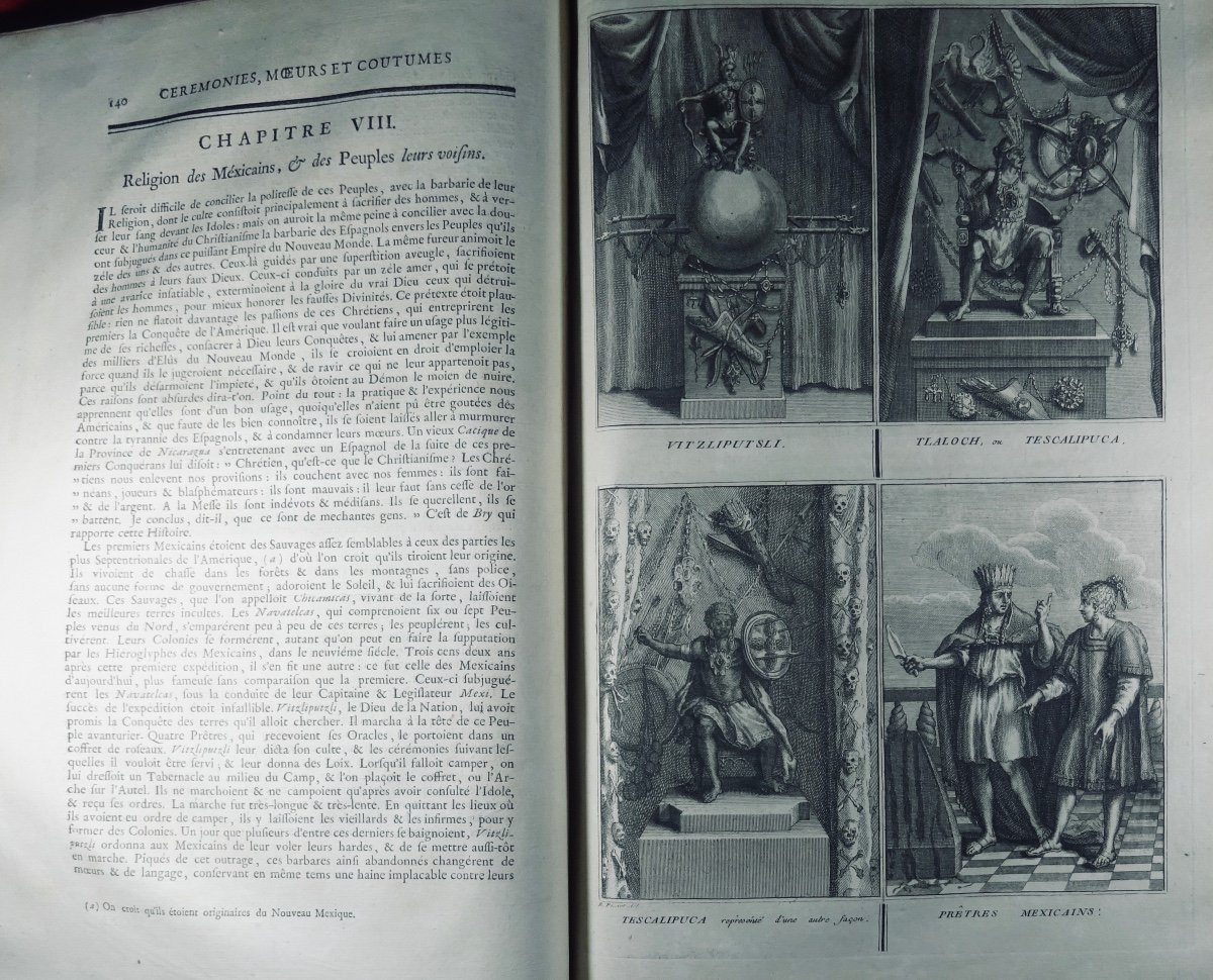 BERNARD et BRUZEN DE LA MARTINÈRE - Histoire générale des cérémonies religieuses. 1741.-photo-7