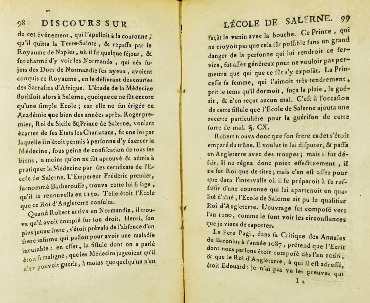 [bruzen De La Martiniere] - The Art Of Preserving One's Health, Composed By The School Of Salerno. 1777.-photo-6