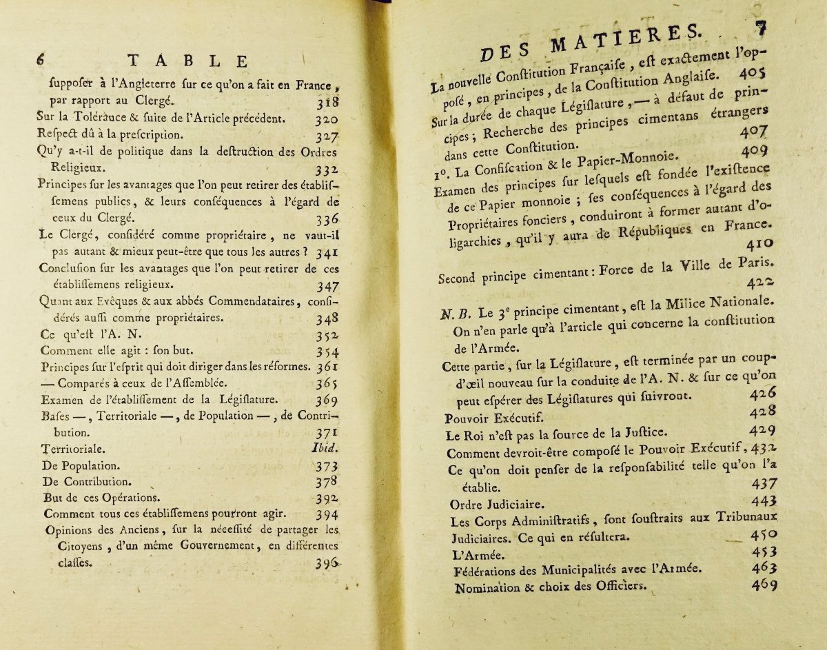 BURKE (Edmund) - Réflexions sur la révolution de France, 1790, reliure d'époque.-photo-4