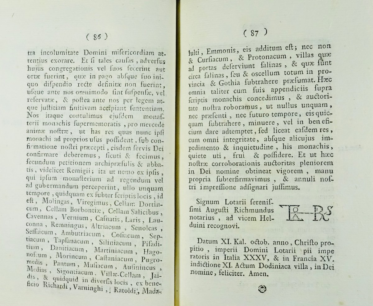 CHRISTIN et VOLTAIRE - Dissertation sur l'établissement de l'abbaye de S. Claude. 1772.-photo-3