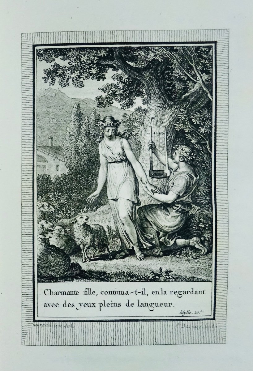 Gessner - Works Of Salomon Gessner. With Antoine-augustin Renouard, 1799.-photo-6