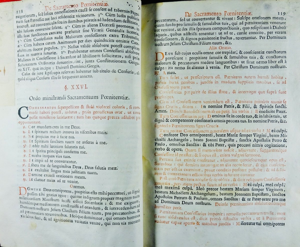 Grammont - Rituale Bisuntinae Dioecesis. Religious Book Printed In Besançon In 1705.-photo-4