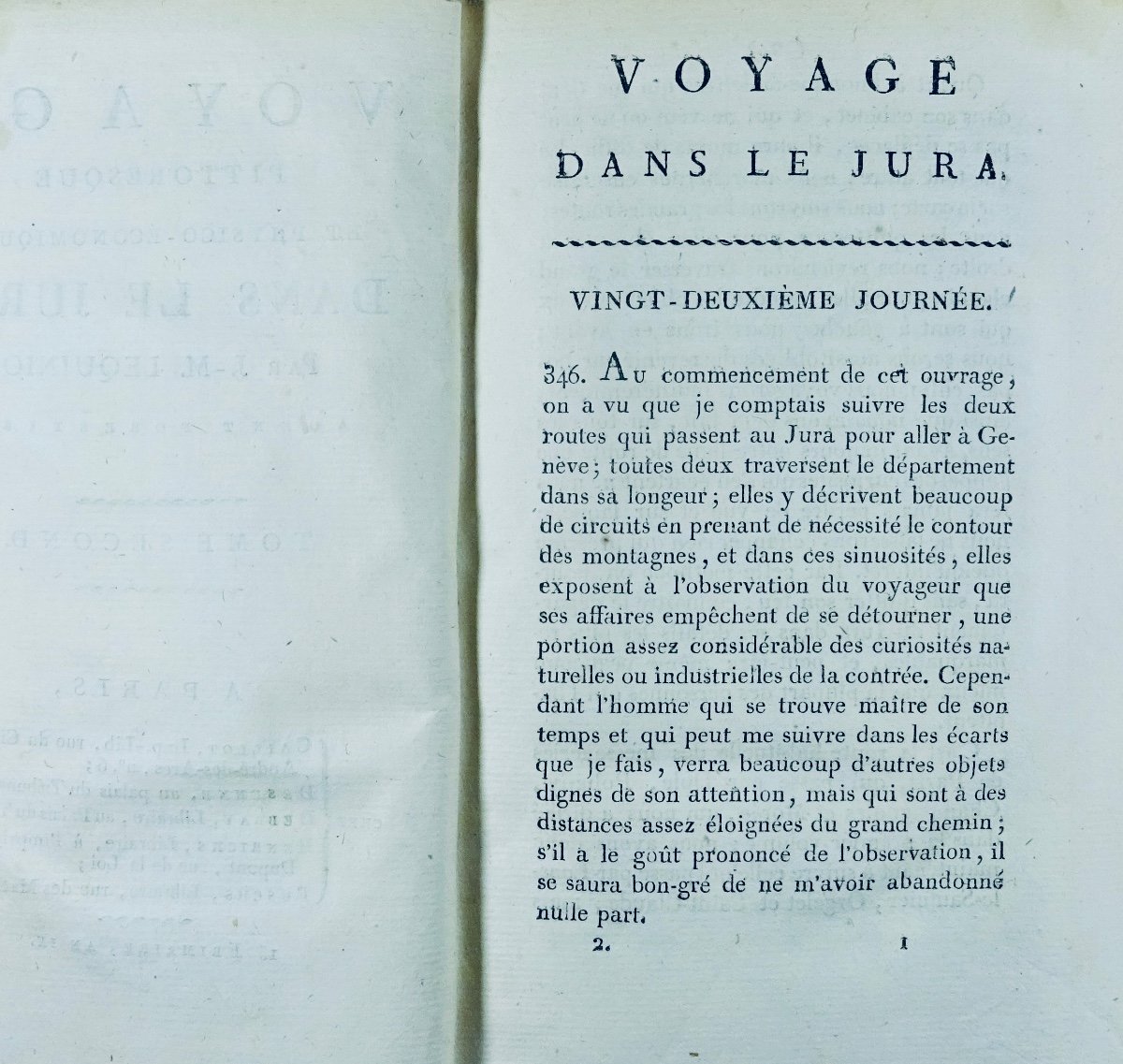 Lequinio (j.-m.) - Picturesque And Physical-economic Journey In The Jura. 1801.-photo-8