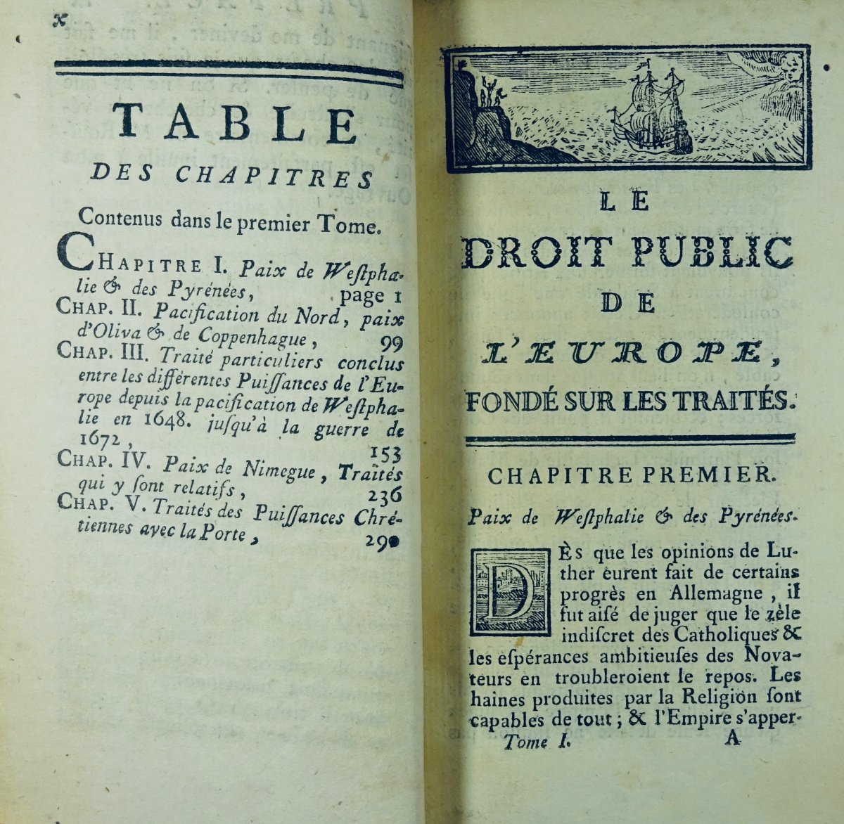 MABLY (M. l'abbé de) - Le droit public de l'Europe fondé sur les traités. 1768.-photo-4
