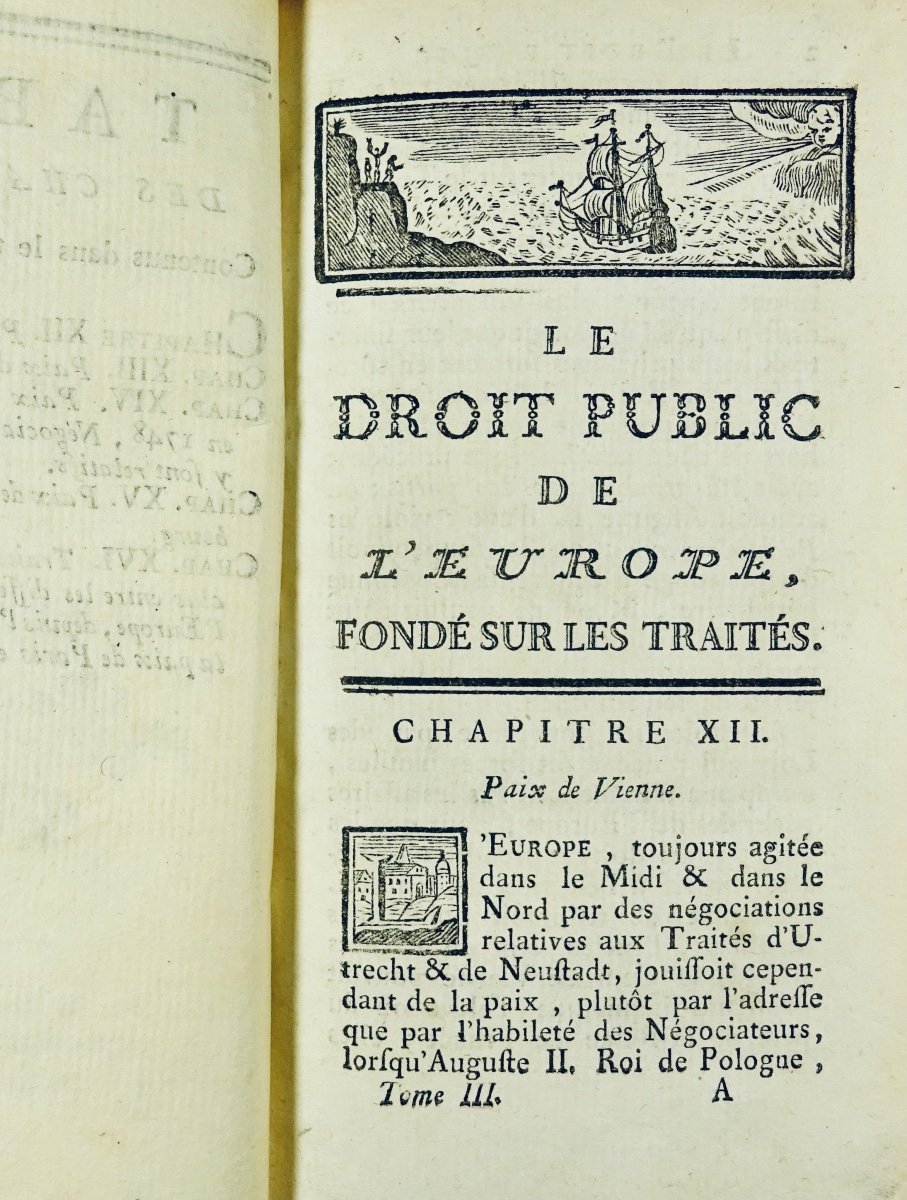 MABLY (M. l'abbé de) - Le droit public de l'Europe fondé sur les traités. 1768.-photo-5