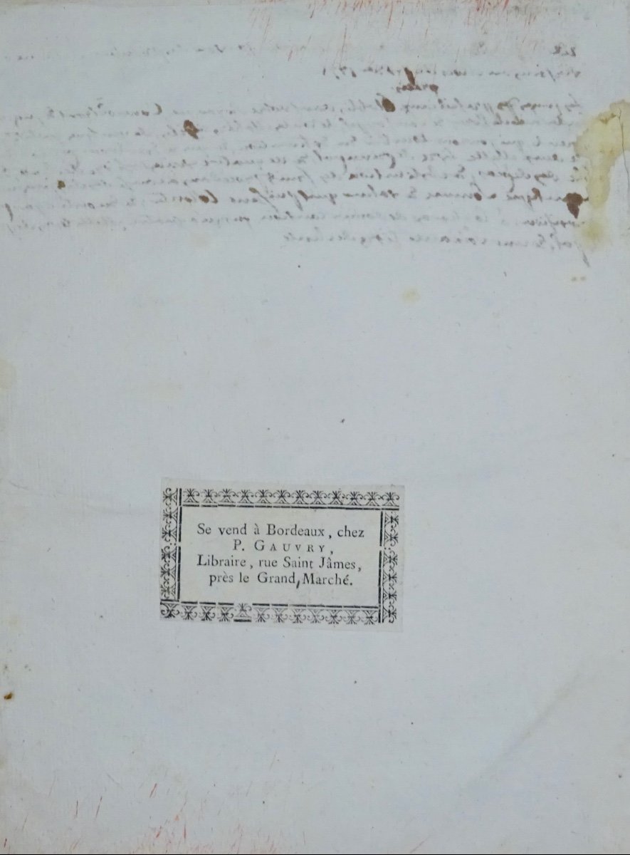 MAICHIN - Commentaires sur la coûtume de St Jean d'Angely. 1708, reliure d'époque.-photo-3
