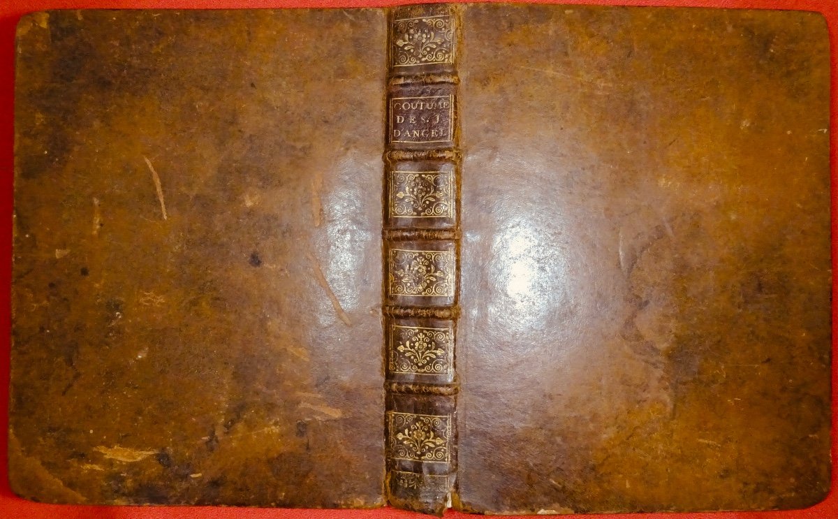 MAICHIN - Commentaires sur la coûtume de St Jean d'Angely. 1708, reliure d'époque.