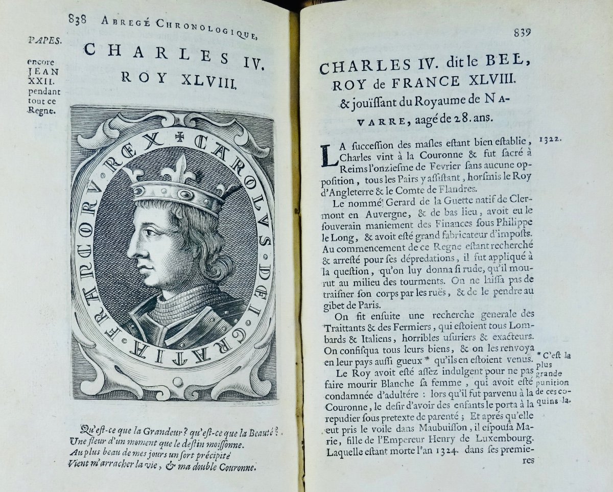 Mezeray (françois De) - Chronological Summary Or Extract From The History Of France. 1673.-photo-7