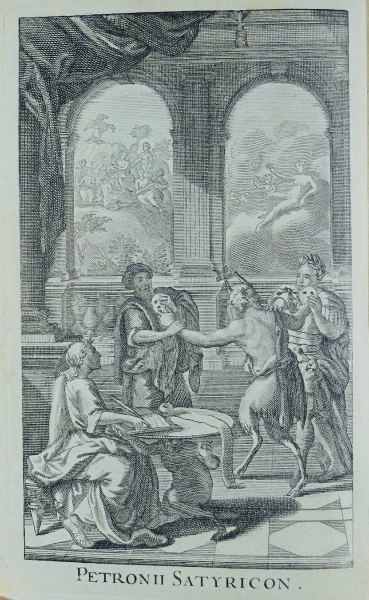 PÉTRONE - Pétrone latin et François suivant le manuscrit trouvé à Belgrade en 1688. 1713.-photo-4